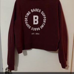 Brunette the label cropped crew neck